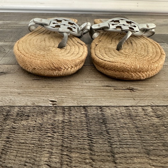 Tory Burch Metallic and Tan Sandals - Picture 6 of 8